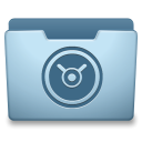Ocean Blue Sounds Icon 128x128 png
